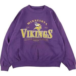 Nfl Minnesota Vikings Purple H7890000 Sweatshirt Retro